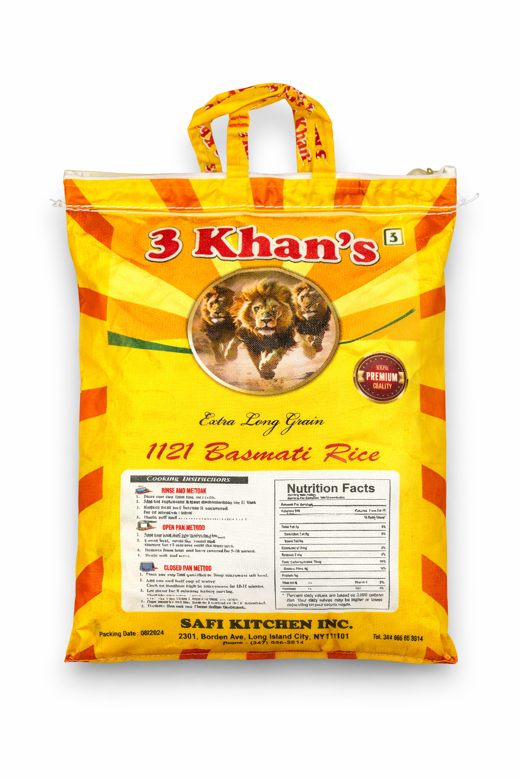 Safi Rice 3 Khans Basmati Rice – Safi International Inc